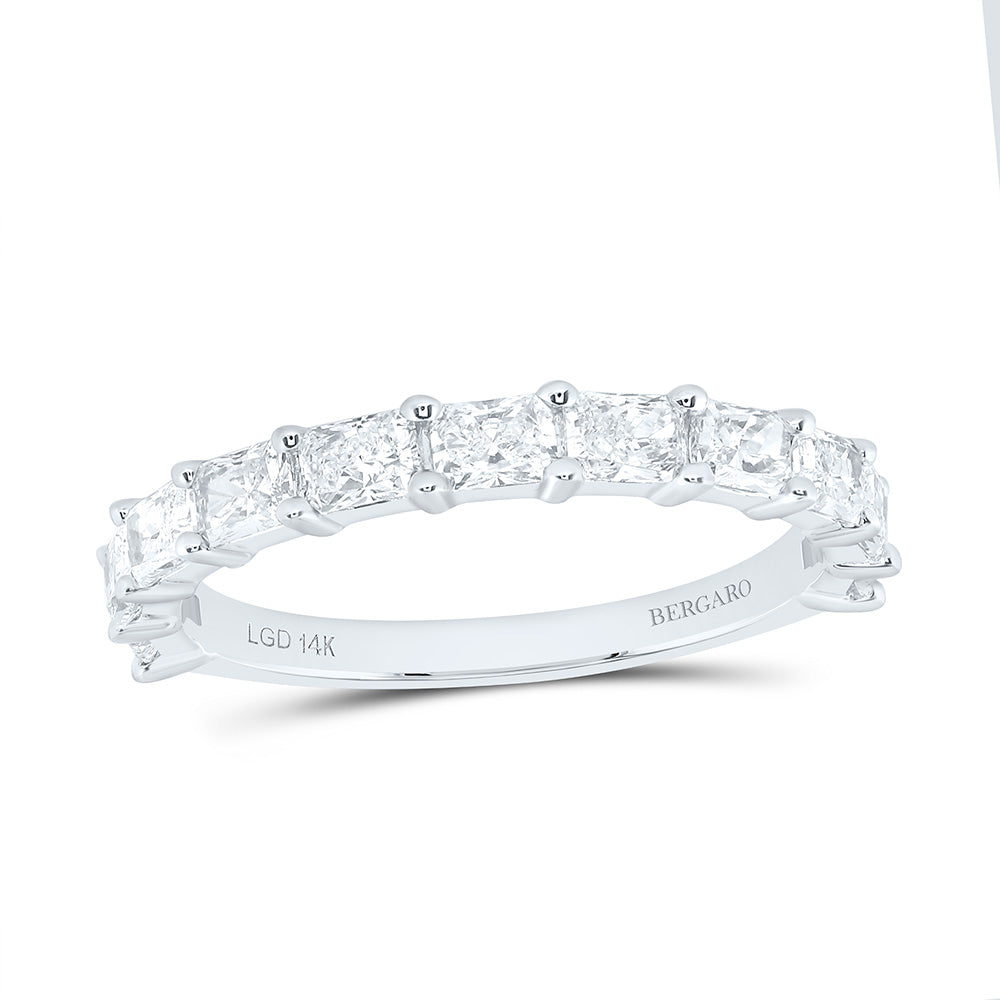 14K Yellow Or White Gold 1 Cttw Lab Grown Diamond Fashion Radiant Band
