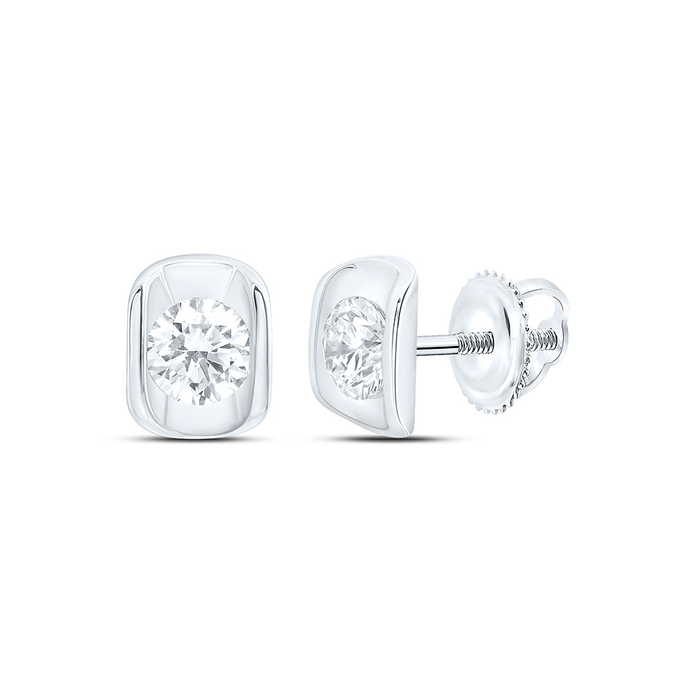 10K Yellow Or White Gold 1 Cttw Lab Grown Diamond Fashion Earring