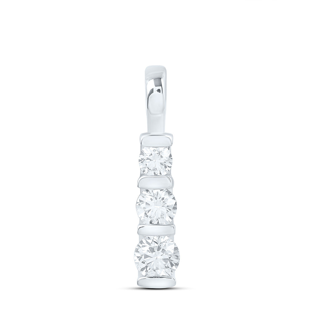 10K Yellow Or White Gold 1 Cttw Lab Grown Diamond Charm Pendant