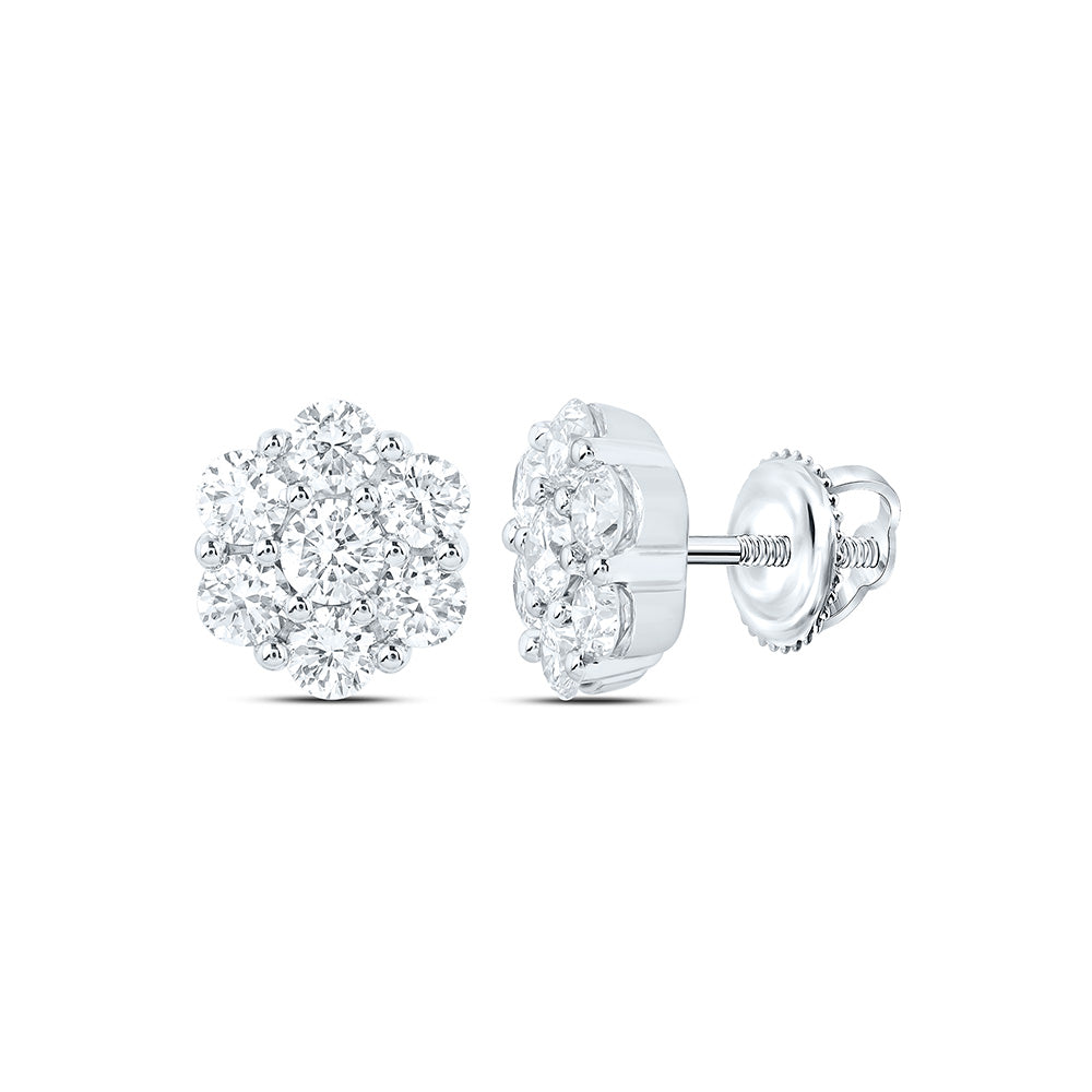 10K Yellow Or White Gold 1 Cttw Lab Grown Diamond Earring