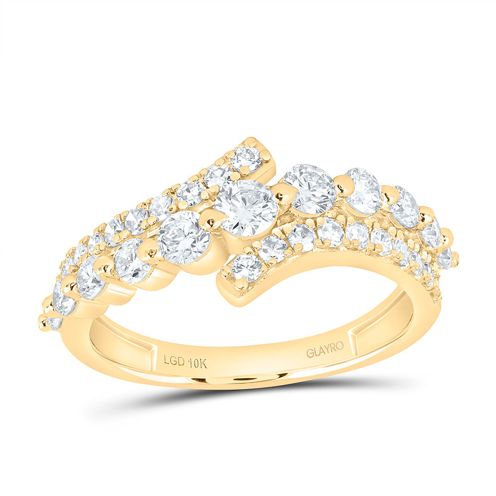 10K Yellow Or White Gold 1 Cttw Lab Grown Diamond Ring