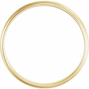 14K Yellow Gold 2 Mm Polished Midi Ring Size 1