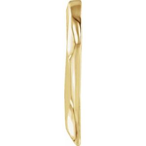 10K Yellow Gold 16 X 15 Mm Polished Heart Slide Pendant