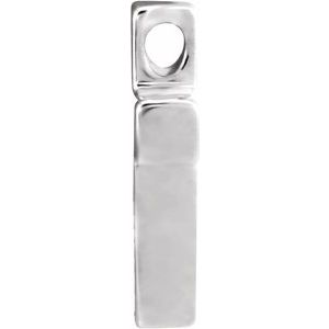 Sterling Silver 15 X 10.8 Mm Polished Cross Pendant