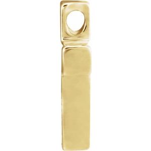 14K Yellow Gold 15 X 10.8 Mm Polished Cross Pendant