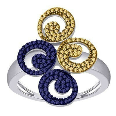 10K White Gold 0.51 Cttw Diamond Ladies Ring
