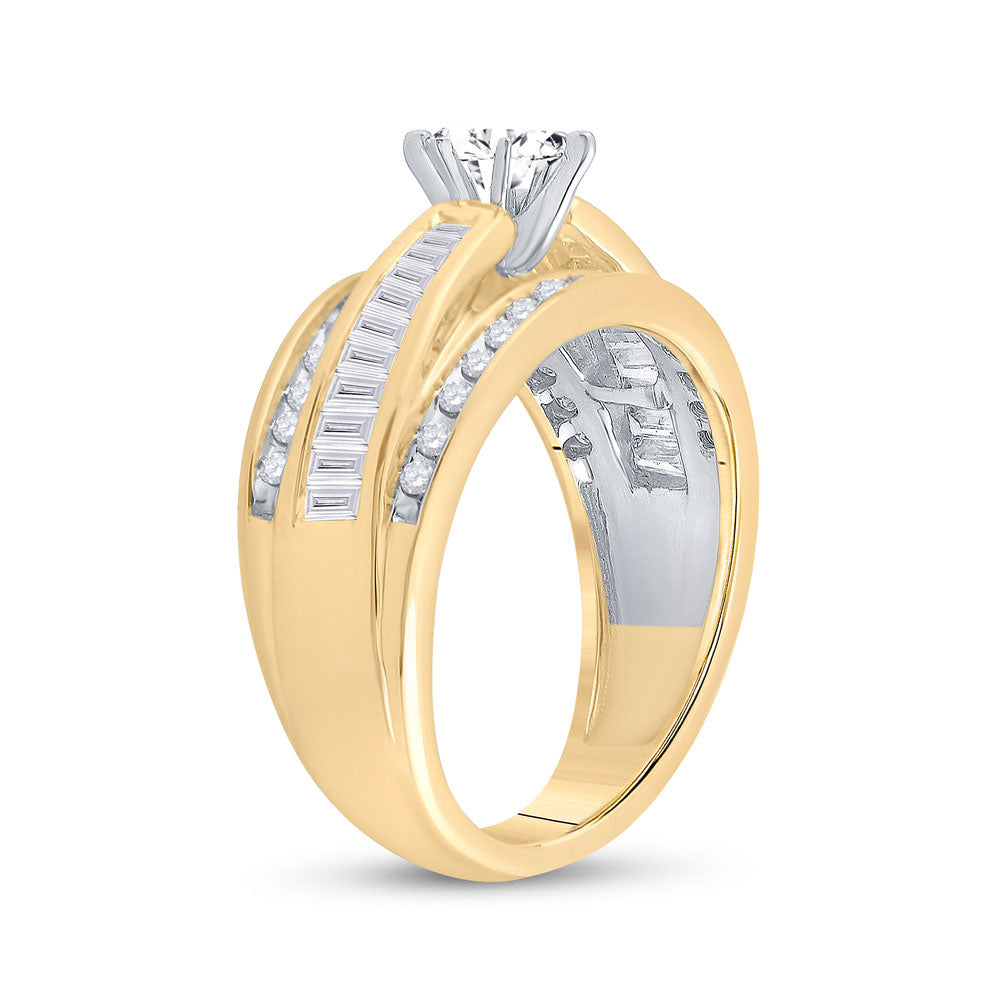 14K Yellow Or White Gold Marquise Diamond Solitaire Bridal Wedding Engagement Ring 1 Cttw, Womens Size: 5-10
