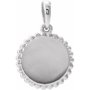 Sterling Silver 19.9 X 11.8 Mm Polished Eye Of Horus Pendant