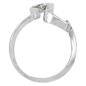 10K Yellow Gold Or Sterling Silver Polished Freeform Ring Size 6