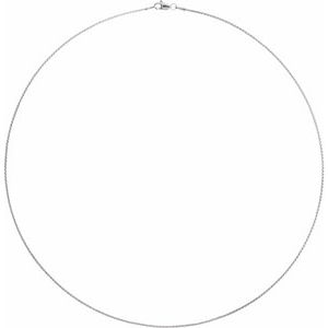 14K Yellow Or White Or Rose Gold Or Sterling Silver Or Rhodium Plated 1 Mm Lobster Clasp Polished Wheat Chain