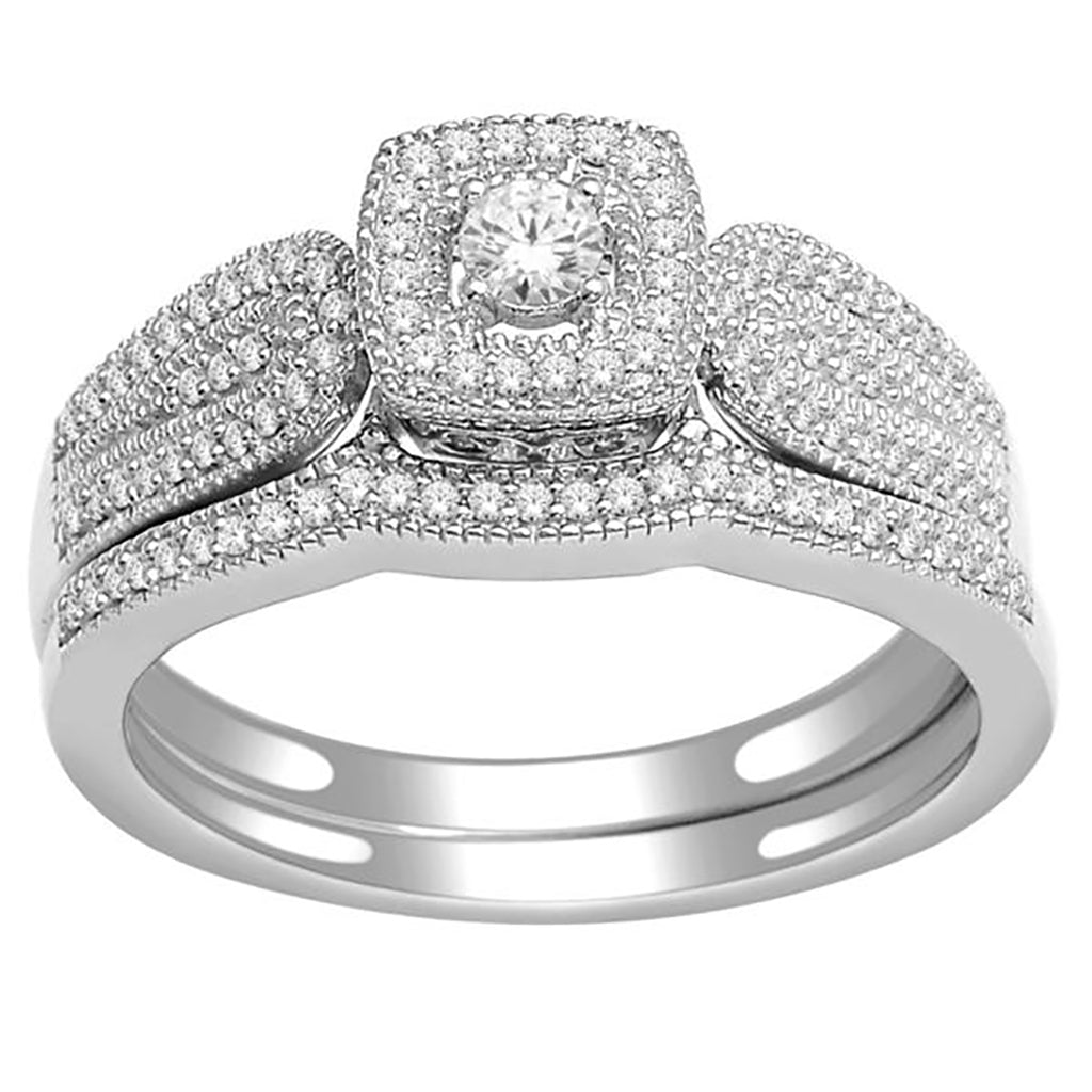 10K White Gold 0.33 Cttw Diamond Ladies Ring