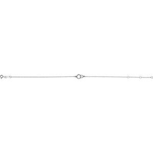 Sterling Silver 11.74 X 6.08 Mm 6 1/2-7 1/2 In Polished Interlocking Circle Bracelet