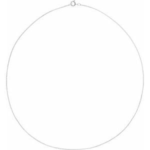Sterling Silver Spring Ring Curb Chain, Length: 20 In, Width: 1 Mm