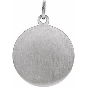 Sterling Silver 15 X 15 Mm Polished St. Jude Thaddeus Medal