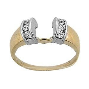 14K Yellow Gold 0.26 Cttw Diamond " Enhancer" Ladies Ring