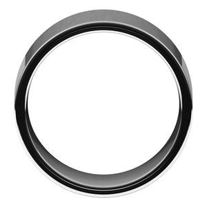 18K White Gold Lightweight Flat Comfort Fit Light Band Size 9