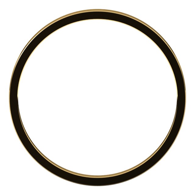 14K Yellow Or White Or Rose Gold Or Sterling Silver Standard Ultra-Lightweight Flat Ultra-Lightweight Band, Size 7