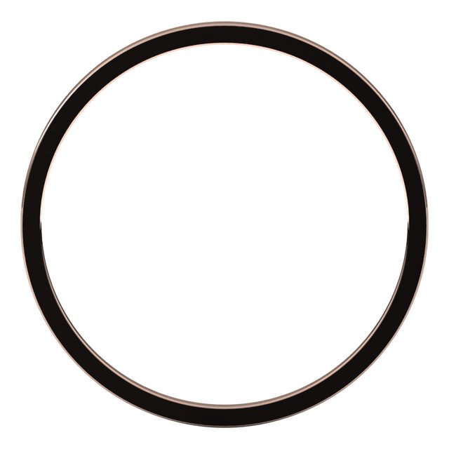 14K White Or Rose Gold Or Sterling Silver Or Platinum Flat Ultra-Lightweight Band