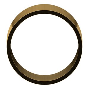 10K Yellow Gold Standard Flat Ultra-Lightweight Band