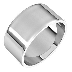 14K Yellow Or White Or Rose Gold 9 Mm Standard Flat Ultra-Lightweight Band