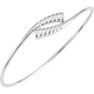 Sterling Silver 16.56 Mm 7 In Polished Bangle Bracelet