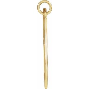 14K Yellow Gold 20.75 X 15.45 Mm Polished Pierced Cross Shield Pendant