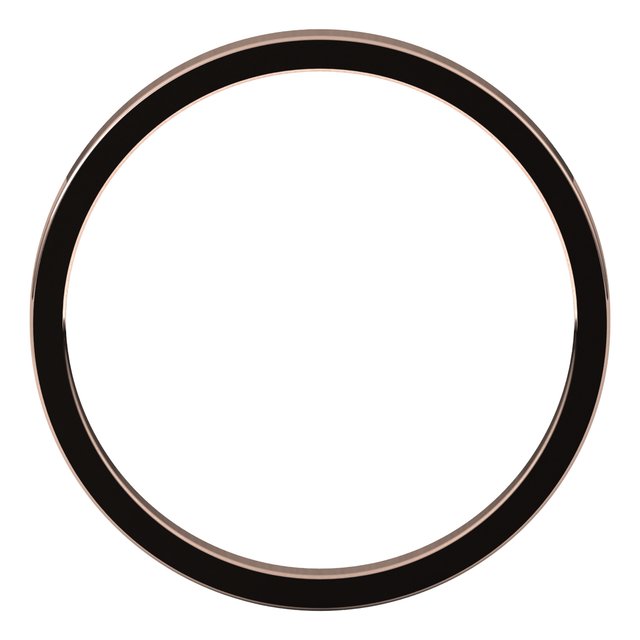 18K Yellow Or White Or Rose Gold Standard Fit Flat Band
