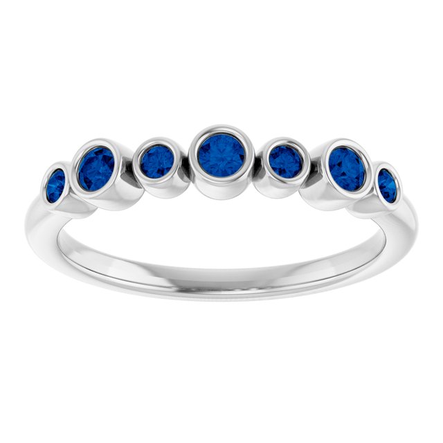 14K Yellow Or White Gold Round 2.25 Mm Polished Natural Gemstone Ring, Size: 7
