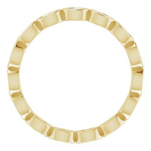 14K Yellow Gold Marquise 3 X 1.5 Mm Ghi Si2-Si3 1/2 Ctw Natural Diamond Eternity Band Size 6