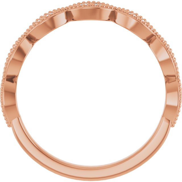 14K Yellow Or White Or Rose Gold Or Platinum Round 1.3 Mm Polished 1/8 Ctw Natural Diamond Anniversary Band, Size 7