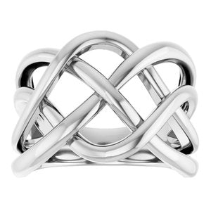 Sterling Silver Freeform Ring Size 7
