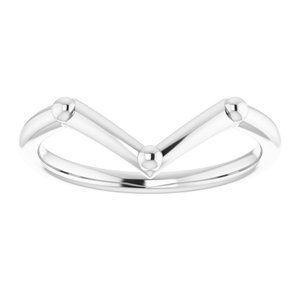 Sterling Silver Polished Geometric Ring Size 7