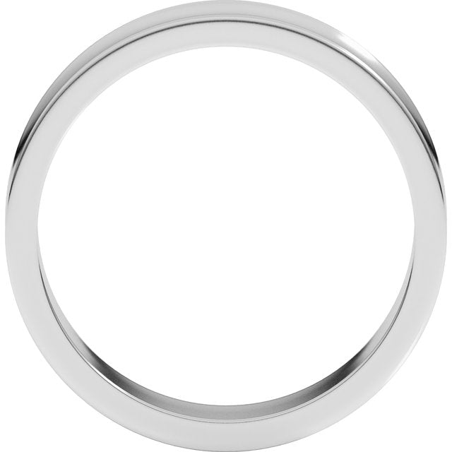 14K Yellow Or White Or Rose Gold Or Sterling Silver Standard Lightweight Concave Light Band