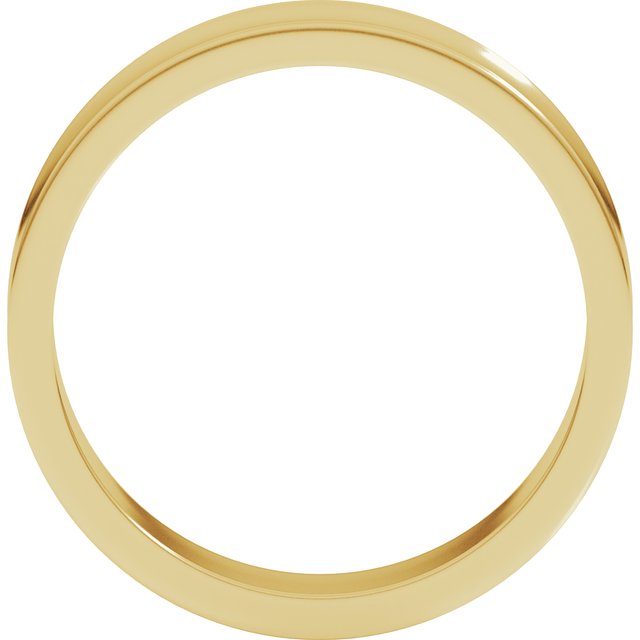 14K Yellow Or White Or Rose Gold Or Sterling Silver Standard Lightweight Concave Light Band