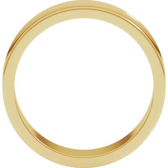 14K Yellow Or White Or Rose Gold Or Sterling Silver Standard Lightweight Concave Light Band