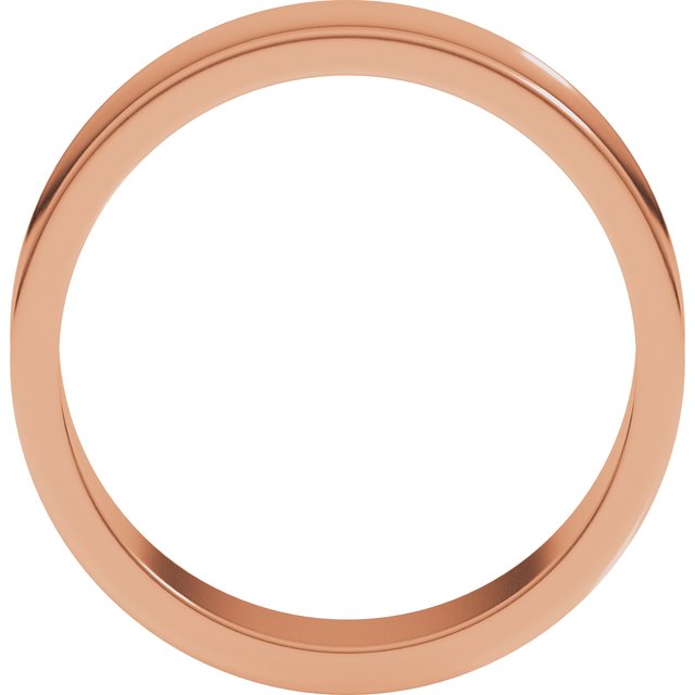 14K Yellow Or White Or Rose Gold Or Sterling Silver Standard Lightweight Concave Light Band