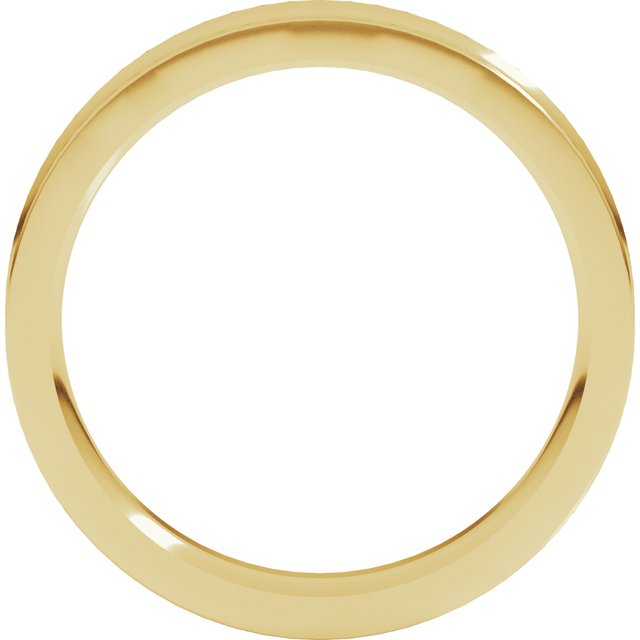14K Yellow Or White Gold Or Sterling Silver Or Platinum Standard Weight Concave Comfort Fit Band