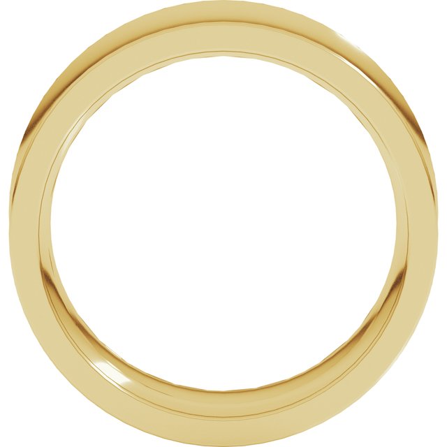 14K Yellow Or White Gold Or Sterling Silver Or Platinum Standard Weight Concave Comfort Fit Band