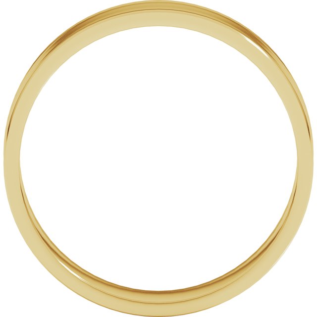 14K Yellow Or White Or Rose Gold Or Sterling Silver Standard Ultra-Lightweight Flat Ultra-Lightweight Band, Size 7