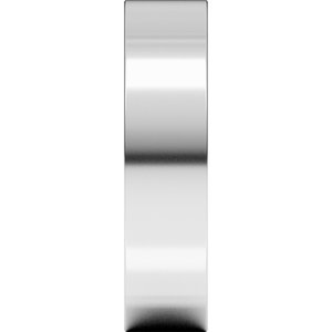 Sterling Silver Comfort-Fit Square Band
