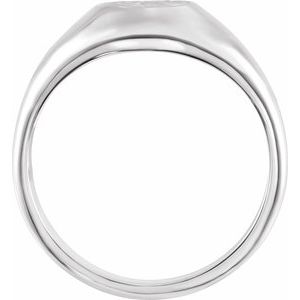 Sterling Silver Polished Celtic-Inspired Ring Size 11