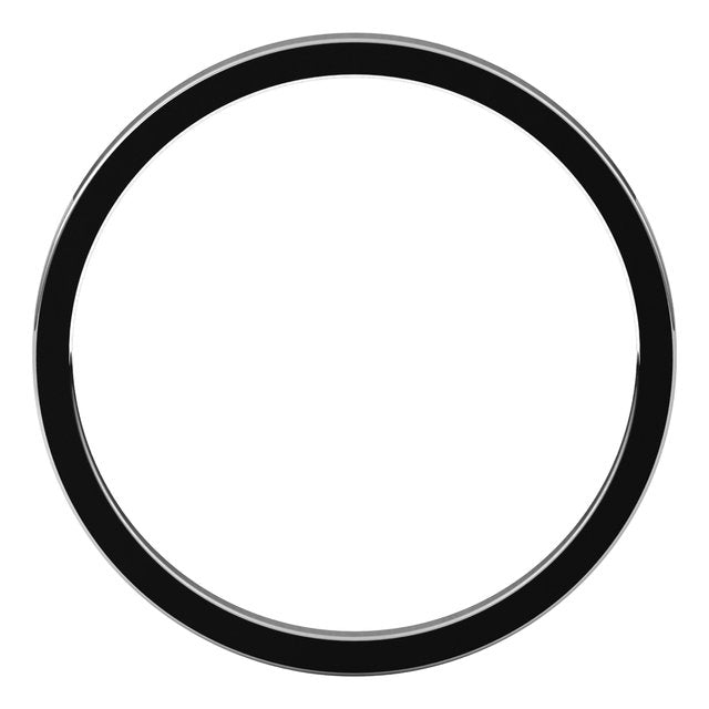 Sterling Silver Or Platinum Or Palladium Standard Fit Flat Band