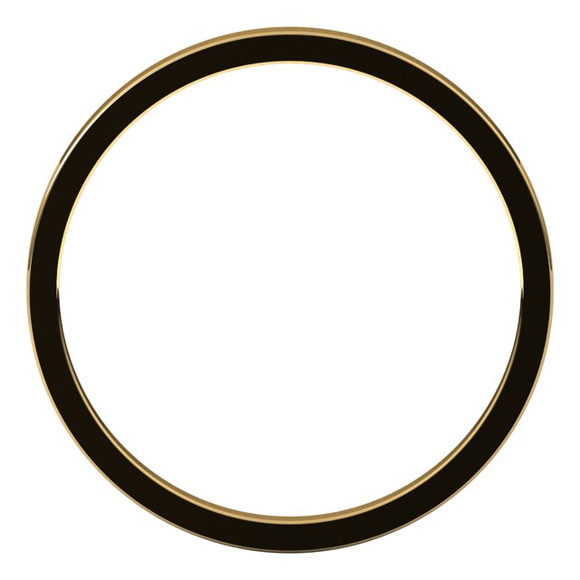 18K Yellow Or White Or Rose Gold Standard Fit Flat Band