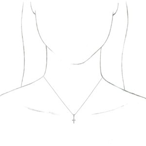 14K White Gold Round 1.5Mm Gh I1 .03 Ctw Natural Diamond Petite Vintage-Inspired Necklace, Length: 18 In