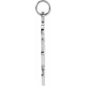 Sterling Silver 15.65 X 12 Mm Polished Puzzle Piece Pendant