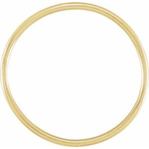 14K Yellow Gold Stackable Ring Size 6