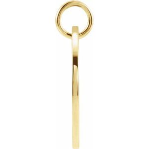 14K Yellow Or Rose Gold Or Sterling Silver Polished Round Zodiac Pendant
