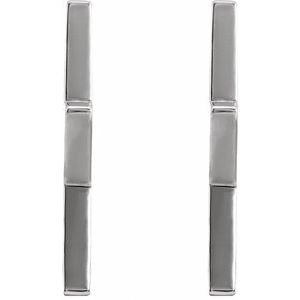 Sterling Silver Star Hoop Earrings