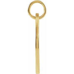 14K Yellow Or Rose Gold Or Sterling Silver Polished Round Zodiac Pendant