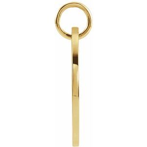 14K Yellow Or Rose Gold Or Sterling Silver Polished Round Zodiac Pendant